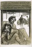 Theophile A Steinlen, Sur la Terre Ennemie, 1917, poster