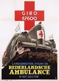 Monogram Ce, Nederlandsche Ambulance in het Oosten, 1941, poster