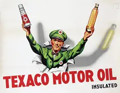 Raymond Van Doren, Texaco Motor Oil Insulated, 1939, poster