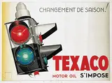 Raymond Van Doren, Texaco Motor Oil s'impose, poster