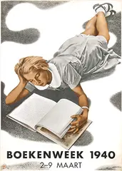 Hermann Eidenbenz, Boekenweek 2-9 maart, 1940, poster