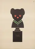 (Zwarte Beertjes) 1000 by Hendrik Magdalenus (Dick) Bruna, 1966, poster, sold Dec 2016