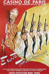 O. Kley, Casino de Paris Exciting Tentations, poster