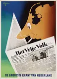 Coron, Het Vrije Volk, 1949, poster