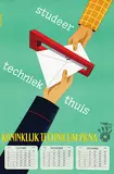 Joop Haffmans, Koninklijk Technicum PBNA studeer techniek thuis, 1953, poster