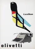 Marcello Nizzoli, olivetti Lexikon 80, 1949, poster