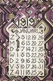 J.W. van het Schip, Kunstnijverheidsschool Quellinus Calendar 1919, 1918, poster