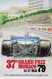 Alain Giampaoli, Grand Prix Monaco 37e, 1979, poster
