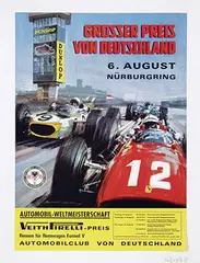 Michael Turner, Grosser Preis von Deutschland Nürburgring, poster