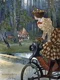 E.N. Blue, Figaro Illustree Tennis Automobile, poster