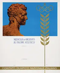 C. Mancioli, Medaglia d'argento al valore atletico, poster