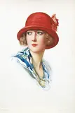 Fernand Toussaint, Without text (lady with red hat)