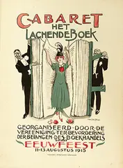 Jan Sluijters, Cabaret het Lachende Boek, 1915, poster