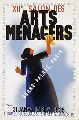 Roger Perot, Arts Menagers, 1935, poster