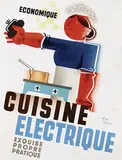 Jean Carlu, Cuisine Electrique, poster