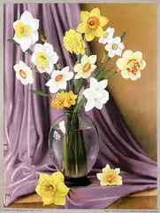 Jacob Jansma, without text (flowers in vase), poster