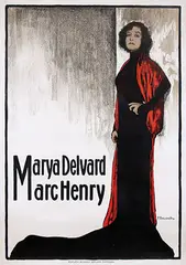 F. Boscovits, Marya Delvard Marc Henry, poster