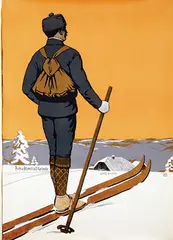 Monogram Ak, Before text (Winter Tage im Schwarzwald), poster