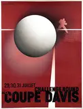 Cassandre, Coupe Davis, 1980, poster