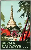 A. Blyth, Burma Railways, poster