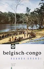 André Cauvin, Belgisch Congo, poster