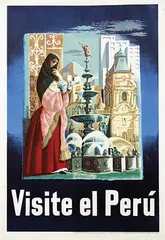 Springett, Visite el Perú, poster
