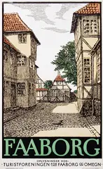 Faaborg by Aage Rasmussen, 1946, poster, sold Jun 2016