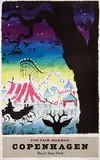 Des Asmussen, Copenhagen Fun Fair "Bakken", 1958, poster