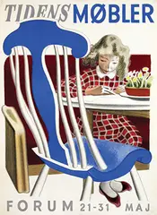 Aage Sikker Hansen, Tidens Mobler, 1942, poster