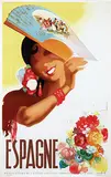 Marcias J. Morell, Espagne (lady with fan), poster