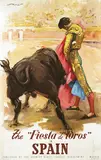 Juan Reus Parra, The "Fiesta de Toros in Spain", poster