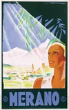 Franz Lenhart, Merano, 1934, poster