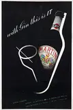 Hans Schleger, Martini with Gin this is IT, poster