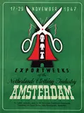 Louis Gustave Ricard, Exportweeks Netherlands Clothing Industry Amsterdam, 1947, poster
