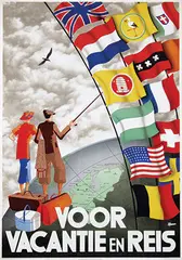 Stouwe, Bijenkorf voor Vacantie en Reis, poster