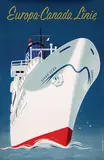 Reyn Dirksen, Europa-Canada Linie Seven Seas, poster