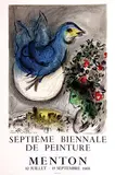 Septième Biennale de Peinture Menton by Marc Chagall, 1968, poster, sold Jun 2016