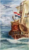 Joop H. van Heusden, KLM The Royal Dutchman Maintaining a Fine Tradition, 1955, poster
