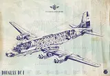 Joop H. van Heusden, KLM Douglas DC 4, poster