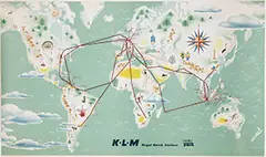 Jan Menting, KLM 30th Year, 1948, poster