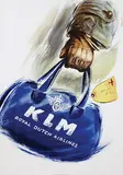 Joop H. van Heusden, KLM (crew bag), 1948, poster