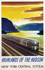 Leslie Ragan, Highlands of The Hudson, 1947, poster