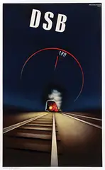 DSB by Aage Rasmussen, 1937, poster, sold Jun 2016