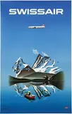 Herbert Leupin, Swissair, 1949, poster