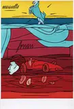 Valerio Adami, Maranello ferrari (hommage à Ferrari), 1987, poster