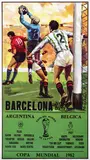 Salvador Donat Sauri, Copa Mundial Argentina vs Belgica, 1982, poster