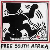 Keith Haring, Free South Africa, 1985, poster