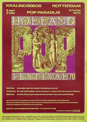 Jaap Jongert, Holland Pop Festival Kralingse Bos Rotterdam, 1970, poster