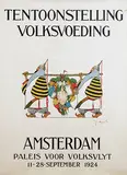 Jo Spier, Tentoonstelling Volksvoeding Amsterdam, 1924, poster
