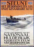 Ernst M. Eden, Steunt Het Reddingwezen aan onze gevaarlijke kust, 1924, poster